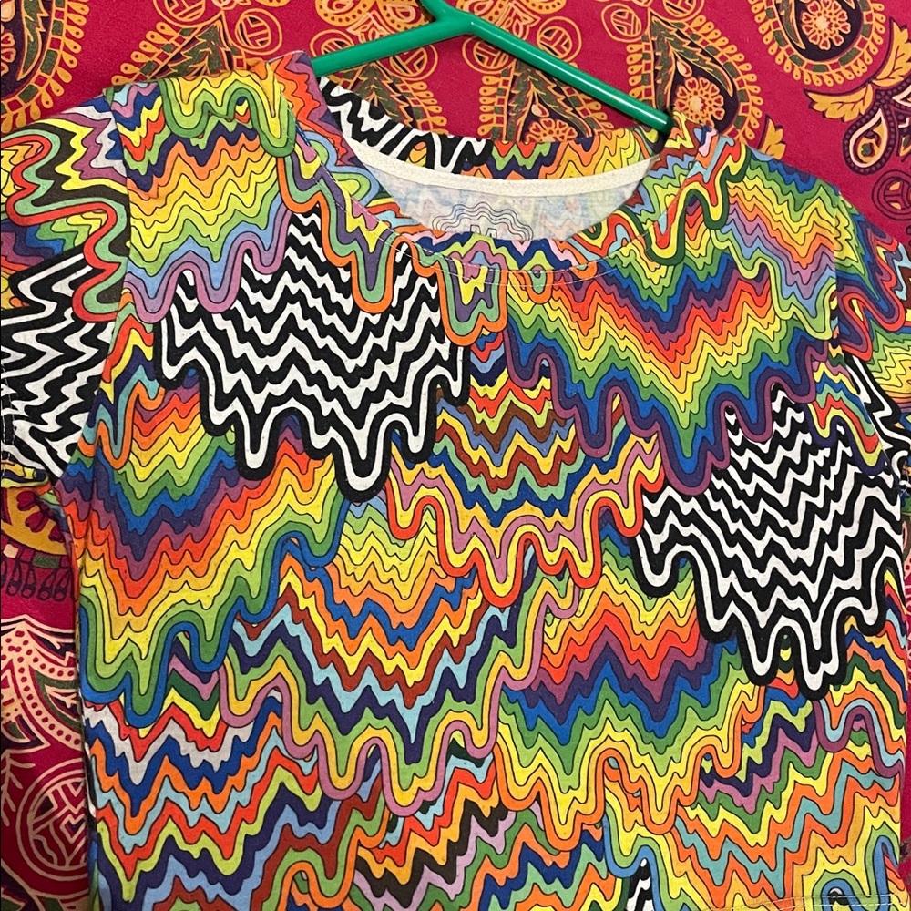 Jen Stark crop top sz M 🌈✨